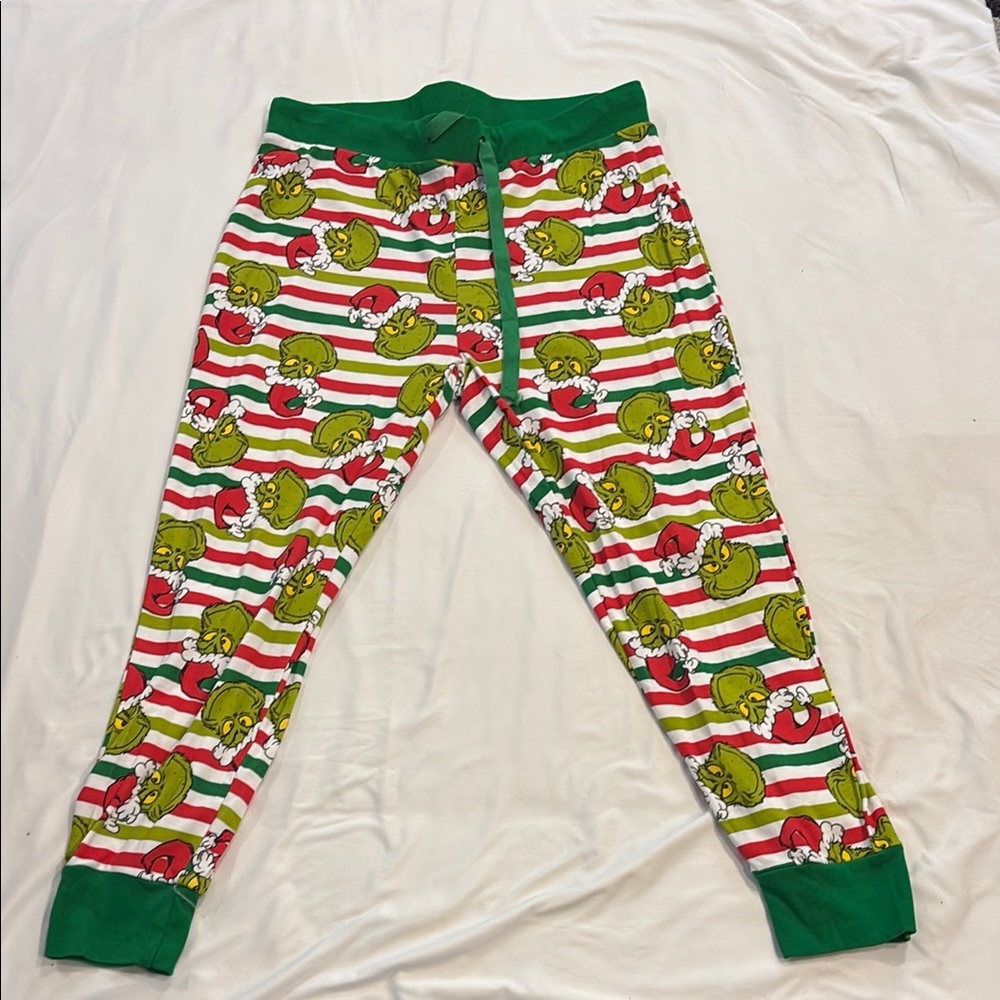 Dr. Seuss Grinch Striped Pajama Pants